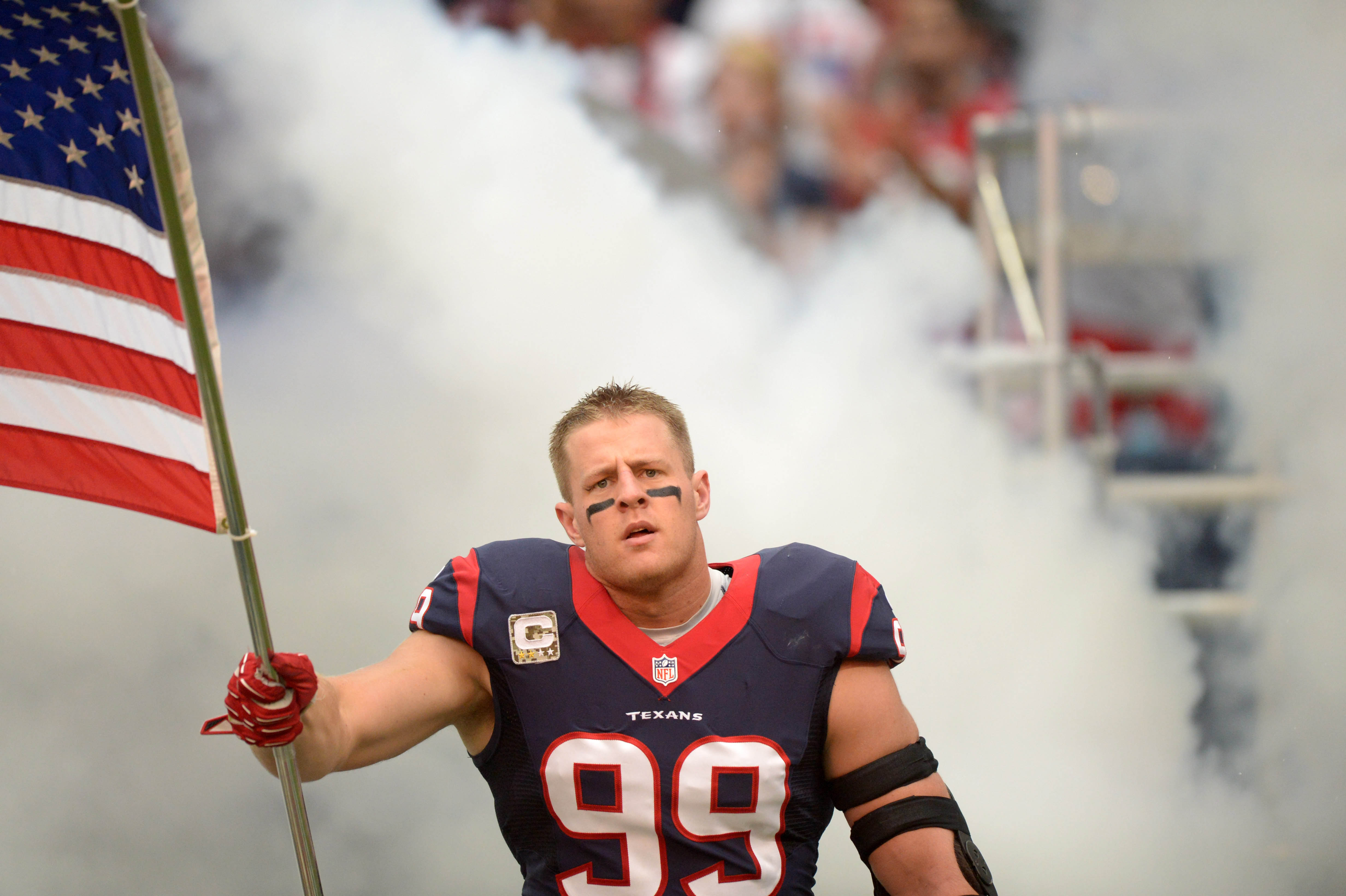 : JJ Watt Signed Houston Texans Speed Salute To Service