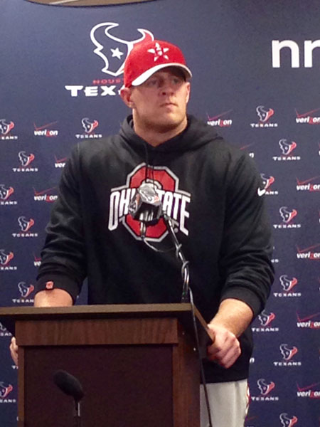 J.J. Watt gives teammate signed jersey after hilarious voice message