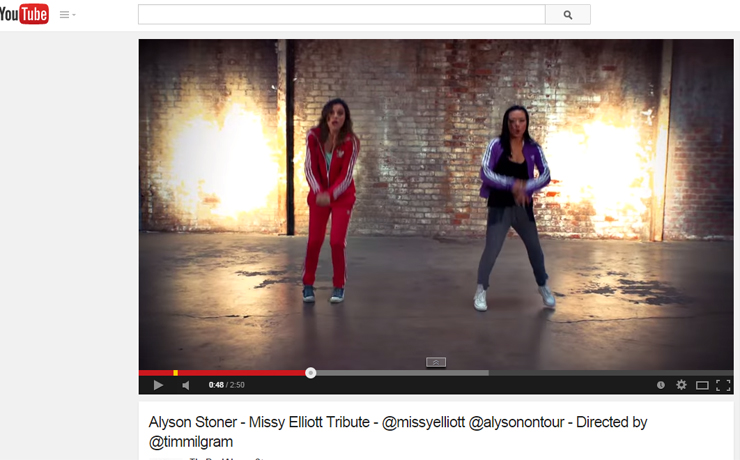 Alyson Stoner Creates Missy Elliot Tribute Video