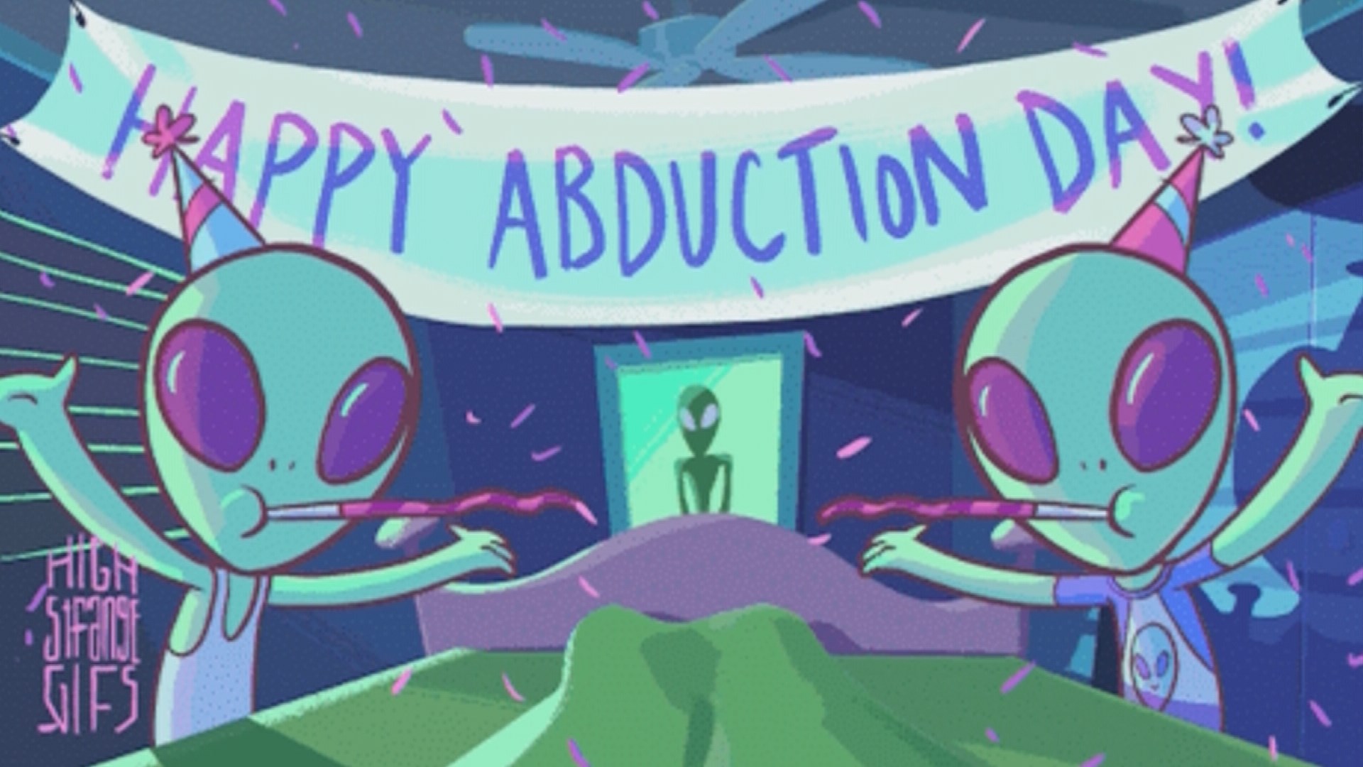 Spring has arrived, but so has Alien Abduction Day