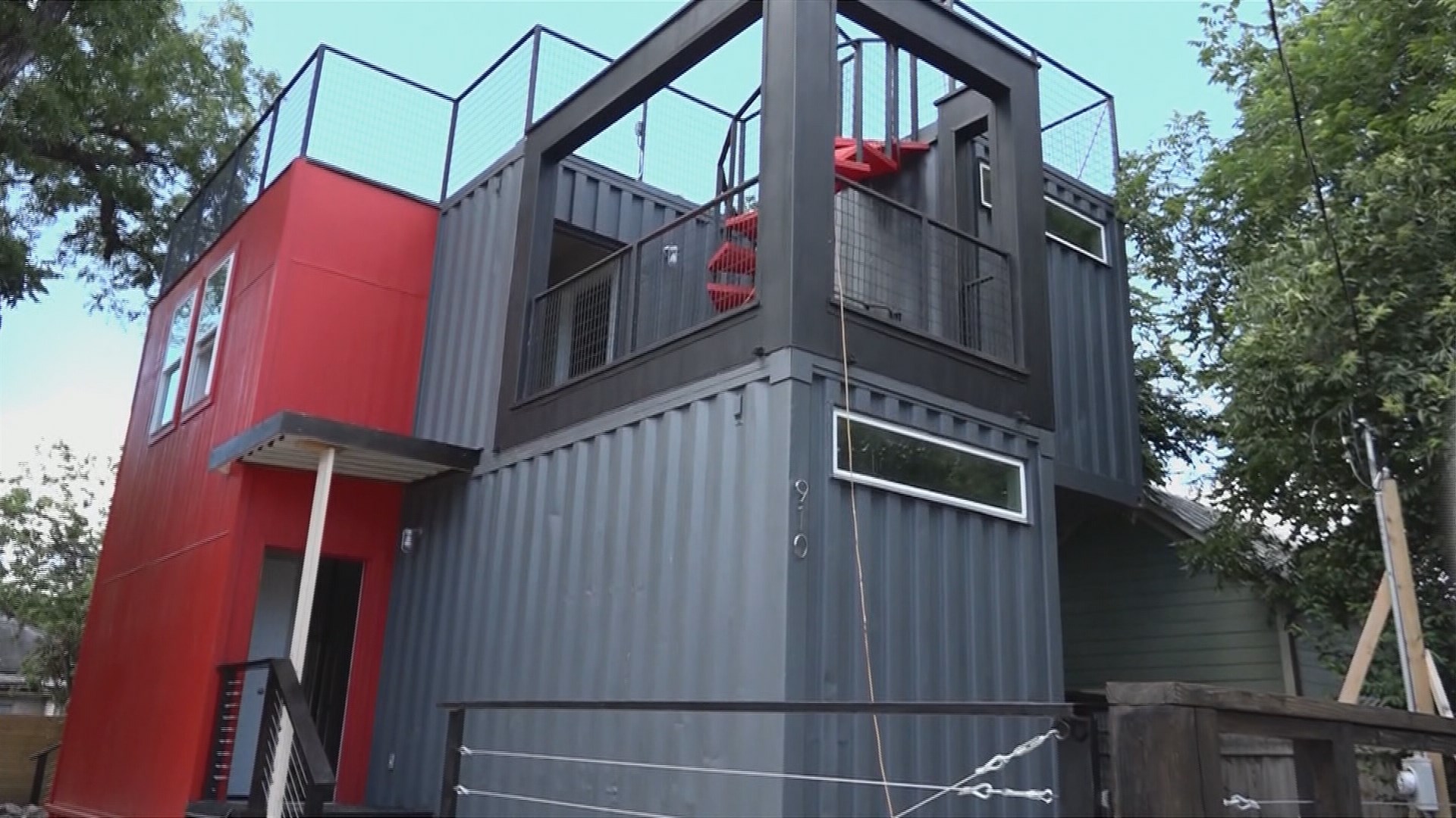 This Stunning Lake Travis Home Made Entirely Out of Shipping Containers is  For Sale, Let's Take a Tour, San Antonio