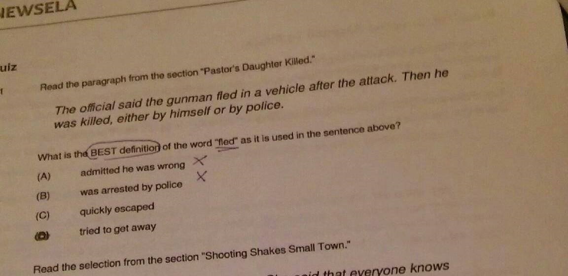 Texas teacher quizzes students on church shooting article | khou.com