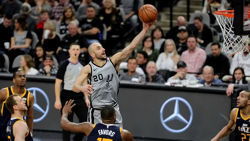 Ceremony to retire Manu's jersey number made for special, poignant moment  in San Antonio sports history