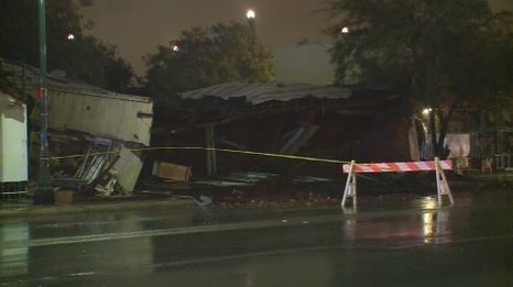 Abandoned building collapses near downtown | kens5.com